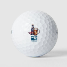 Pelotas De Golf Golf y cerveza