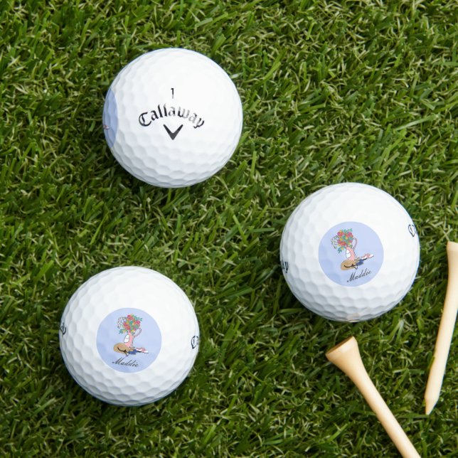 Pelotas De Golf Golf y jardinería damas personalizadas (Césped in situ)