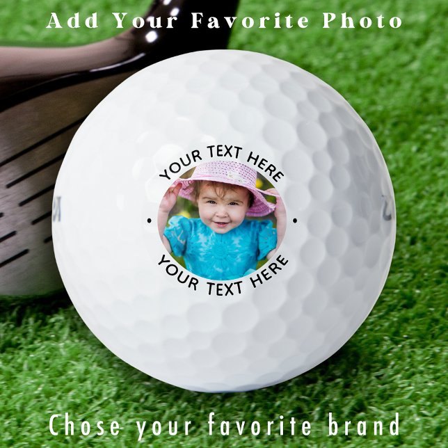 Pelotas De Golf Golfer moderno crea su propia foto personalizada (Subido por el creador)