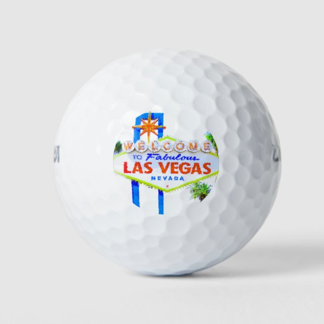 Pelotas De Golf Golfing de Las Vegas (Anverso)