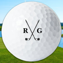Golfista Personalizado con 2 Iniciales de Monogram
