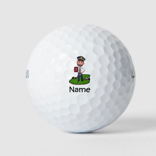 Pelotas De Golf Golfista piloto (Anverso)