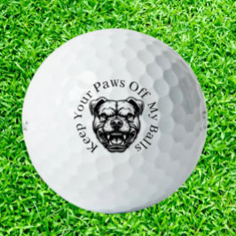 Pelotas De Golf Golfistas Perros Locos
