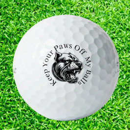Pelotas De Golf Golfistas que aman a los perros locos