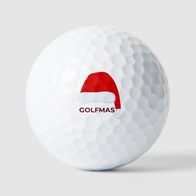 Pelotas De Golf GOLFMAS Christmas Golf Ball  (Anverso)