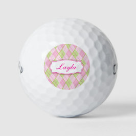 Pelotas De Golf Golondrinas rosadas personalizadas de golf