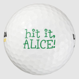 Pelotas De Golf ¡Golpéalo, Alice!