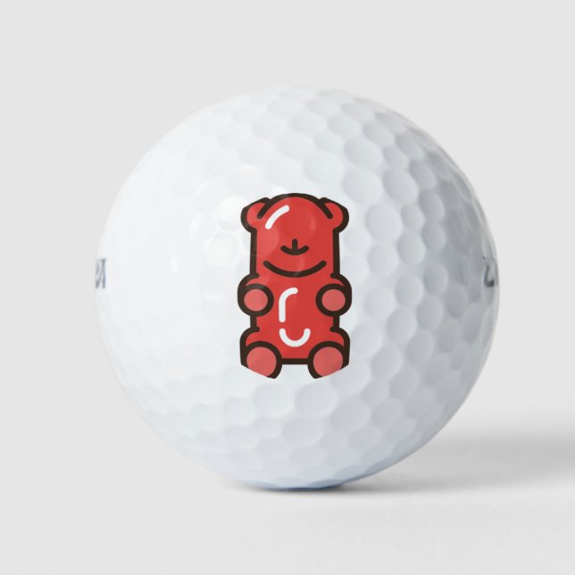 Pelotas De Golf gomoso (Anverso)