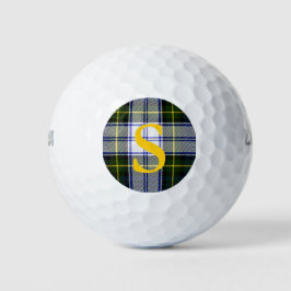 Pelotas De Golf Gordon Dress Plaid Personalizado Monograma