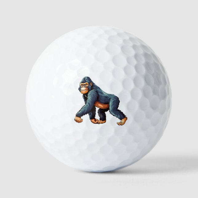 Pelotas De Golf Gorila (Anverso)
