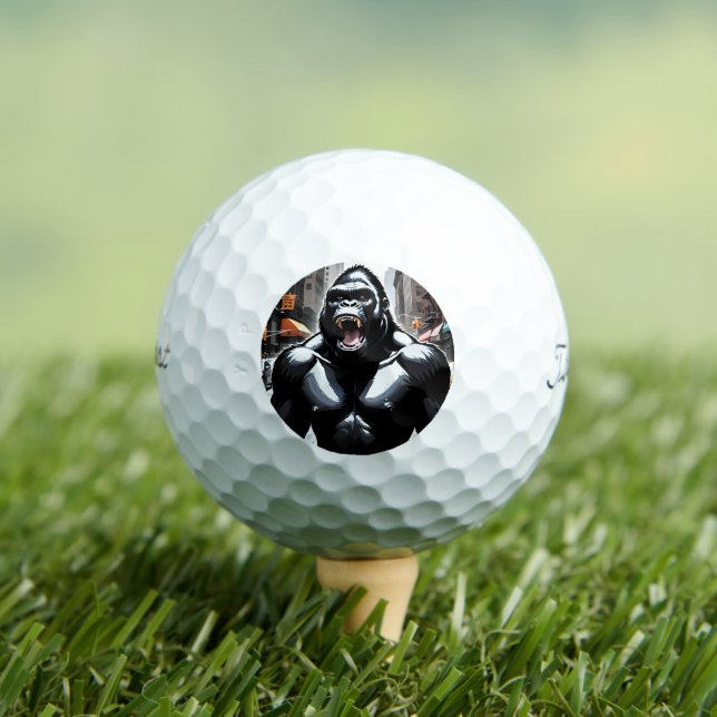 Pelotas De Golf gorila ruidosa (Camiseta in situ)