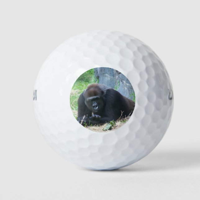 Pelotas De Golf Gorilla negra (Anverso)