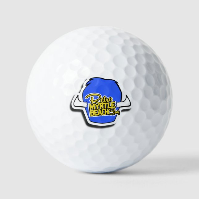 Pelotas De Golf Gorra Retro Myrtle Beach Guy Lodge (Anverso)