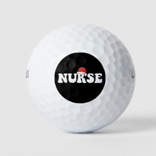 Pelotas De Golf Gorro de Santa Enfermera Navidad Enfermería