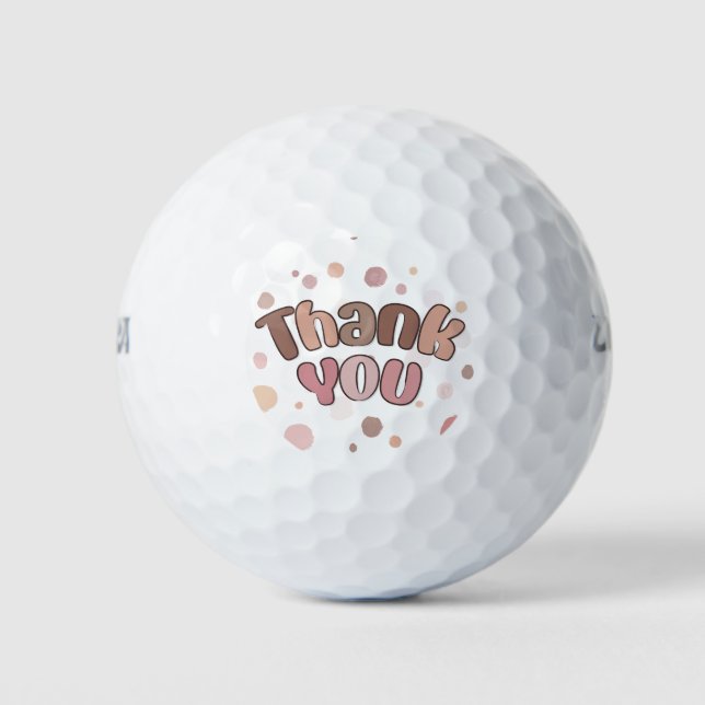 Pelotas De Golf Gracias (Anverso)