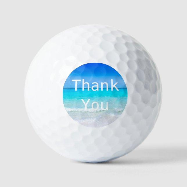 Pelotas De Golf Gracias a la playa de regalos del cliente verano (Anverso)