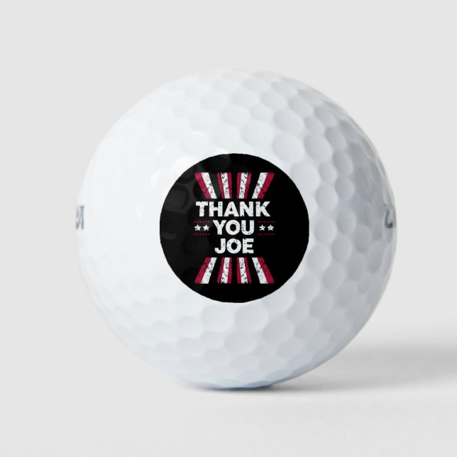 Pelotas De Golf Gracias Joe Presidente Biden (Anverso)