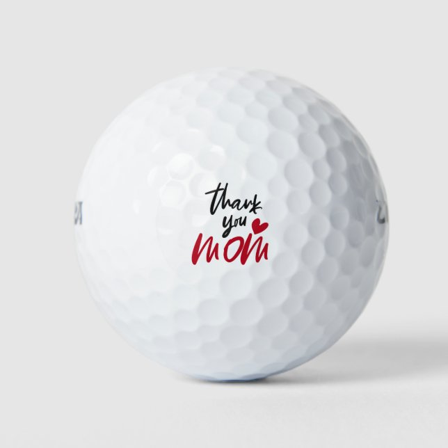 Pelotas De Golf Gracias mamá (Anverso)