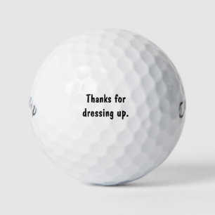Pelotas De Golf Gracias Por Vestirse De Gala Regalos De Boda Div