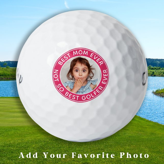 Pelotas De Golf Graciosa foto personalizada de mamá Personalizado  (Subido por el creador)