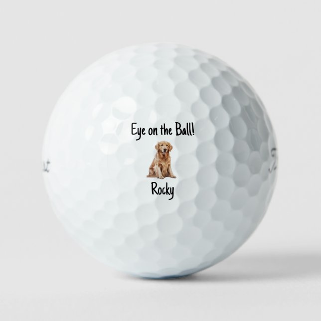 Pelotas De Golf Graciosa imagen personalizada Mascota Titleist Pro (Anverso)