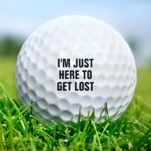 Pelotas De Golf Gracioso Chiste Perdido de Ball Duffer Golfer Bad