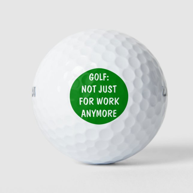 Pelotas De Golf Gracioso Executive Gift Golf Balls (Anverso)