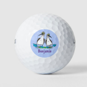 Pelotas De Golf Gracioso, feliz personalizado de bailarines de pel