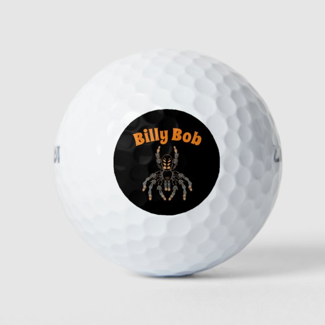 Pelotas De Golf Gracioso final Bosque Papá Suntiger Tarantula Etiq (Anverso)