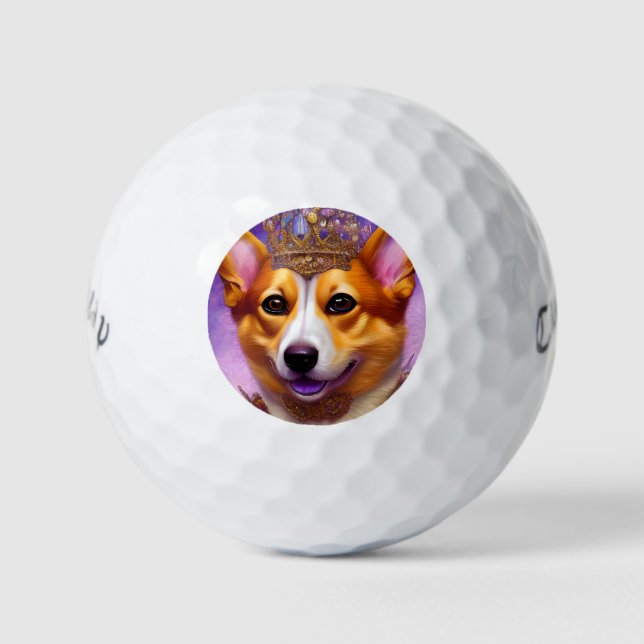 Pelotas De Golf Gracioso perro Personalizado Callaway Golf Balls | (Anverso)
