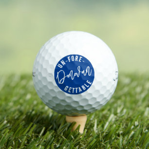 Pelotas De Golf Gracioso Punny No-Forgettable