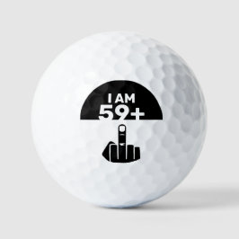Pelotas De Golf Gracioso regalo de cumpleaños número 60, 59 más un