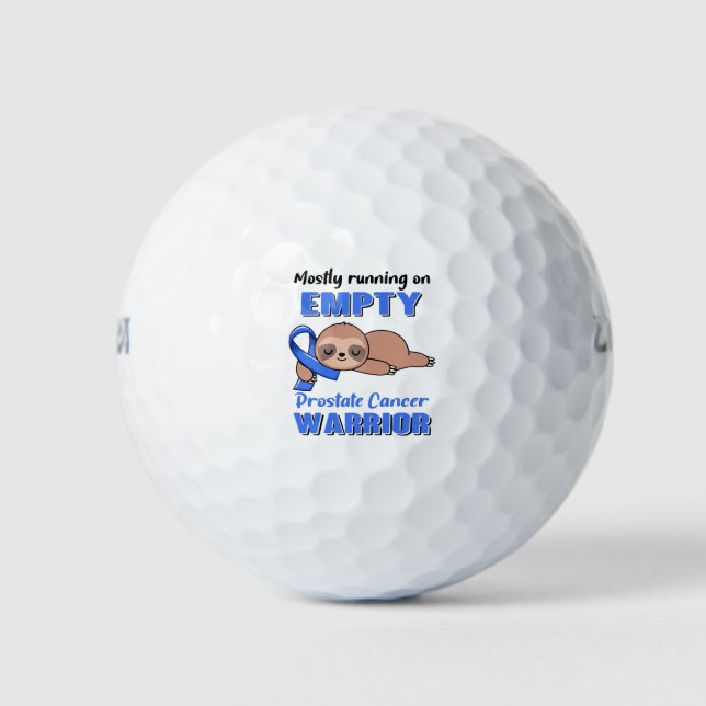Pelotas De Golf Graciosos regalos de sensibilización sobre el cánc (Anverso)