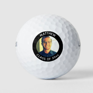 Pelotas De Golf Graduado Graduado Golfer Photo Class Año