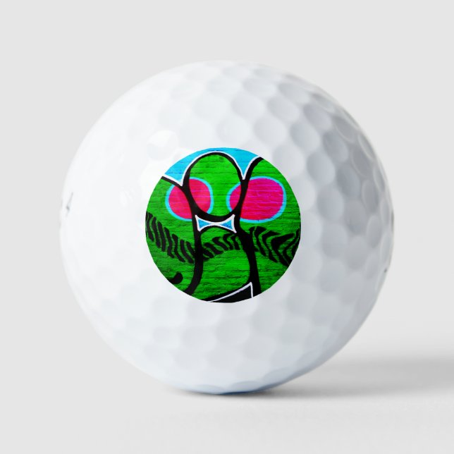 Pelotas De Golf Graffiti 12 be6 gbcna (Anverso)