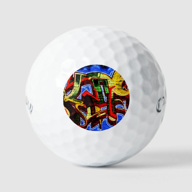 Pelotas De Golf Graffiti 17 css gbcna (Anverso)