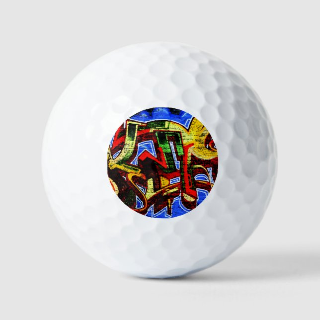 Pelotas De Golf Graffiti 17 va gbcnm (Anverso)