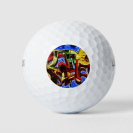 Pelotas De Golf Graffiti 17 wu gbcna
