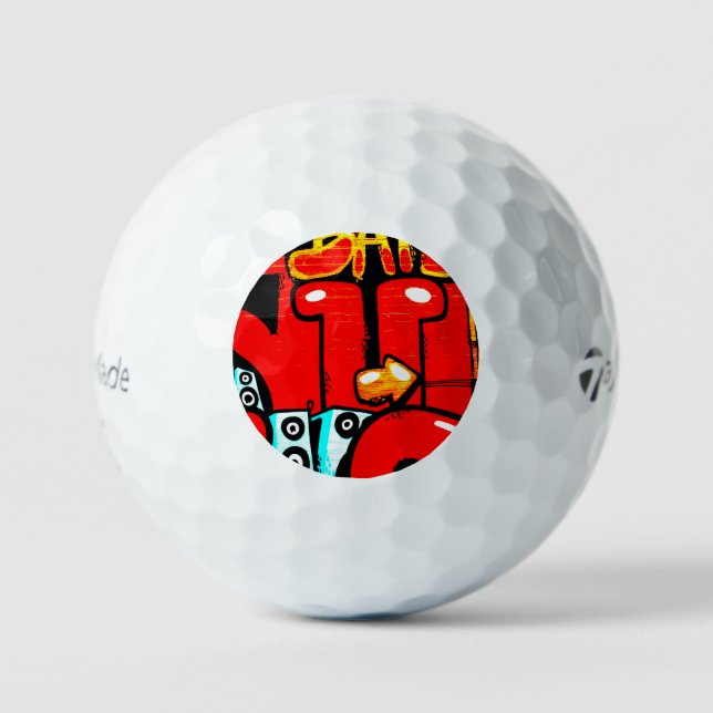 Pelotas De Golf Graffiti 19 tmtp5 gba (Anverso)