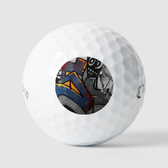 Pelotas De Golf Graffiti 1 css gbcnm (Anverso)
