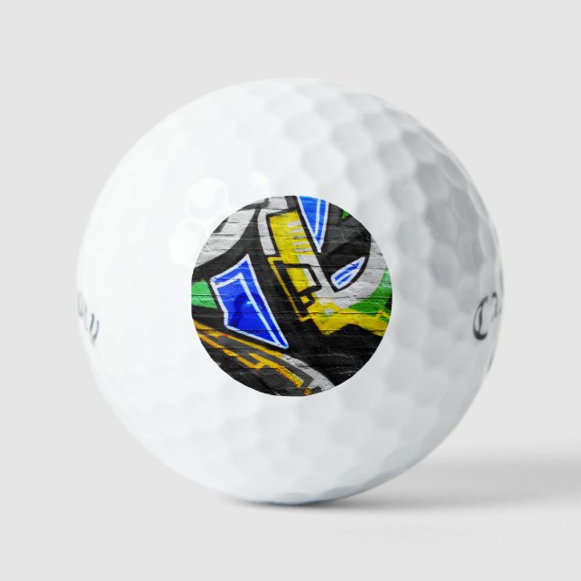 Pelotas De Golf Graffiti 6 css gbcnm (Anverso)