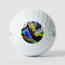 Pelotas De Golf Graffiti 6 tmtp5 gbcnm