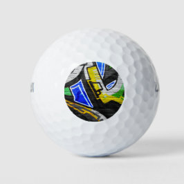 Pelotas De Golf Graffiti 6 wu gbcnm