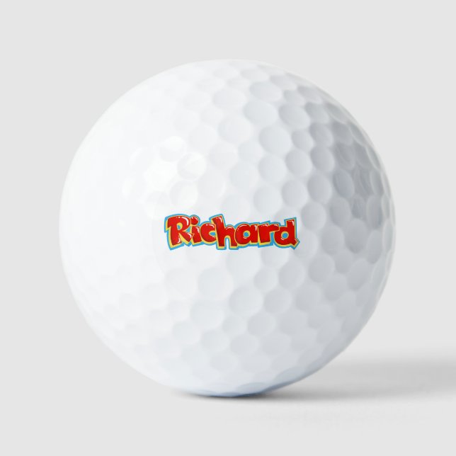 Pelotas De Golf Graffiti de Richard (Anverso)