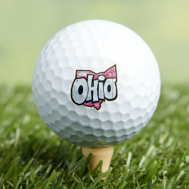 Pelotas De Golf Graffiti del estado de Ohio Golf golfing