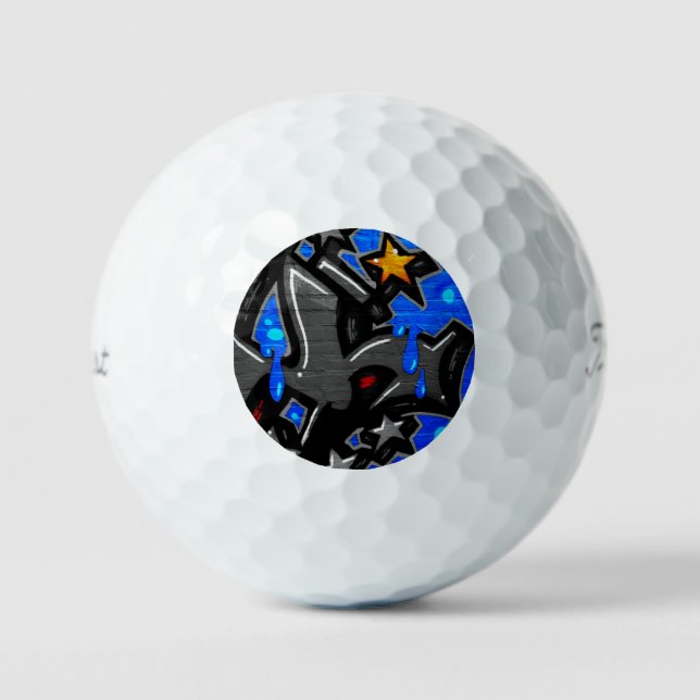 Pelotas De Golf Grafiti 3 tpv1 gbcnm (Anverso)