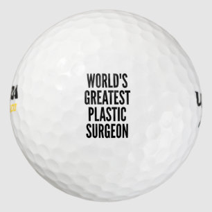Pelotas De Golf Gran Cirujano Plástico del Mundo