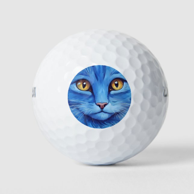 Pelotas De Golf Gran gato azul (Anverso)