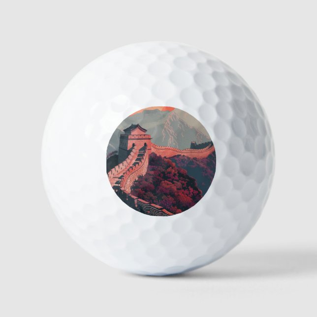 Pelotas De Golf Gran Muralla de China (Anverso)