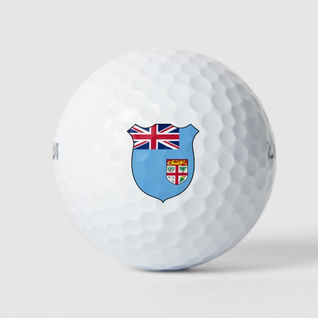 Pelotas De Golf Gran Patriótico de Bandera de Fiyi (Anverso)